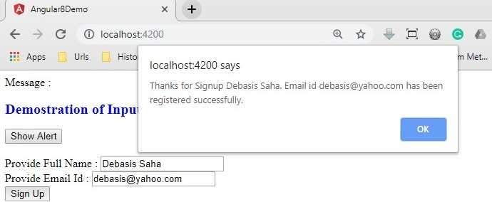 Registered successfully
